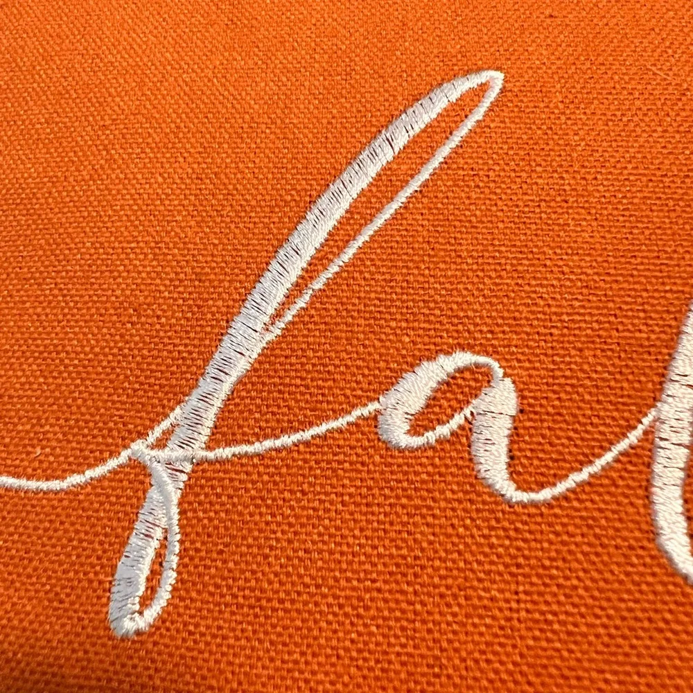 Hobby Lobby Orange Fall Pillow #9B